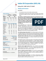 Indian Oil Corporation (IOCL IN) : Q4FY19 Result Update