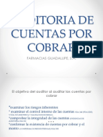 Auditoria de Cuentas Por Cobrar Farmacias, Guadalupe