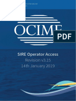 SIRE Operator User Guide v3.15