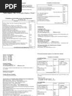 Income From Employment Format