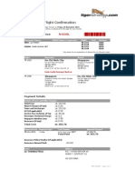 Tiger Airways Booking Confirmation - N435BL