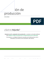 Nivelación de Producción