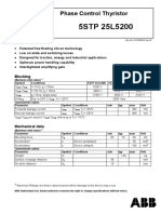 5STP 25L5200: Phase Control Thyristor