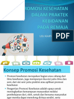 Promosi Kesehatan Dalam Praktek Kebidanan