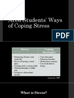 ABM Students' Ways of Coping Stress