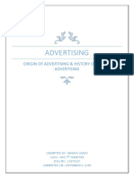 Advertising: Origin of Advertising & History of Indian Advertising