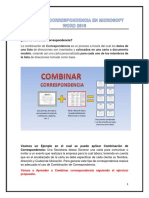 Desempeño Combinar Correspondencia