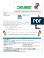 Tercera Semana de Diciembre Planeacion Preescolar