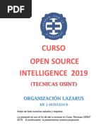 Curso TECNICAS OSINT