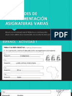 Actividades de Retroalimentación Act