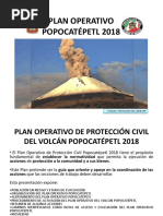 Plan Operativo de Protección Civil Del Volcán Popocatépetl