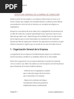 Estructura Orgánica de La Empresa de Confección