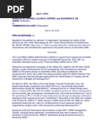 Espinas Vs COA, GR No. 198271, April 1, 2014