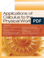 Chp. 6 Appl of Calculus To Physical World