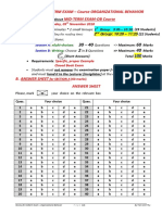 Review For Mid-Term Exam - Course Organizational Behavior Mid-Term Exam-Ob Course