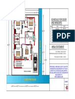 Schedule For Door and Window'S: 12.00M Wide Road