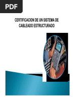 Certificación de Un Sistema de Cableado Estructurado