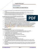 Judicial Accountability and Judicial Reforms