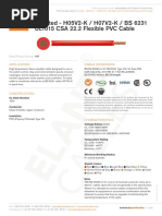 Tri Rated Cable h05v2 K h07v2 K