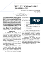 Introduction To Programmable Controllers