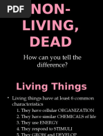 Characteristics of Living Things