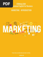 Professional English For Business Marketing - Introduction: 6 Basic Ideas You Should Understand About Marketing