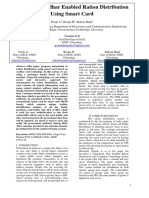 Ieee Paper For Automated Ration Distribution Using Smart Card