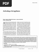 Isaacson, Lindauer, Rubenstein (1993) Activating A 2×4 Appliance