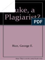 Luke A Plagiarist George Rice PDF