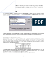 Solver y Programacion Lineal1