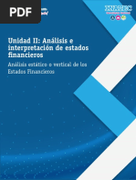 Tema 1 - Análisis Estático o Vertical de Los Estados Financieros PDF