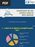 Cuestionario de Uso Práctico Sobre La Labor Pastoral.