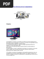 Partes Externas de La Computadora