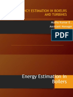 Effciency of Boilers & Turbines