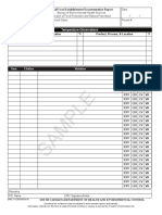 Sample: Product, Process, & Location °F Product, Process, & Location °F