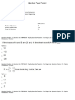 Question Paper Preview: Chemical Engineering