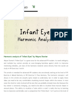 Harmonic Analysis of "Infant Eyes" by Wayne Shorter - Improvise For Real PDF