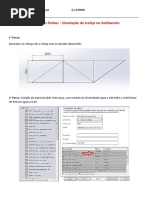 Exercicios Treliça - Solidworks