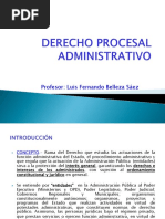 Derecho Procesal Administrativo - Pregrado 2016