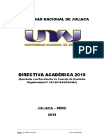 Directiva Academica 2019 - I - Digeaa