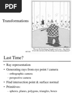 Transformations: MIT EECS 6.837, Durand and Cutler