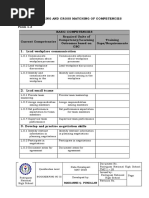 01c Comparing and Cross Matching of Competencies