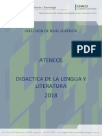 Didáctica de La Lengua y La Literatura