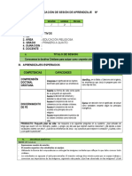 Sesión 1° para Religión