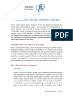 The Bowen Family Systems Theory: Linkage With The Natural Sciences