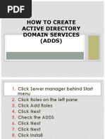 CO 3 - How To Create Active Directory Domain Services (ADDS)