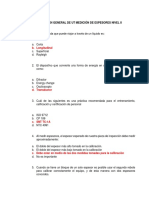 Examen General de Ut Medición de Espesores Nivel II