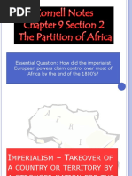 Essential Question: How Did The Imperialist European Powers Claim Control Over Most of Africa by The End of The 1800's?