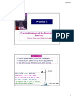 Practice 3: Practical Example of The Neutralization Process