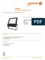 Ledvance Floodlight Led 200 W 4000 K BK Datasheet